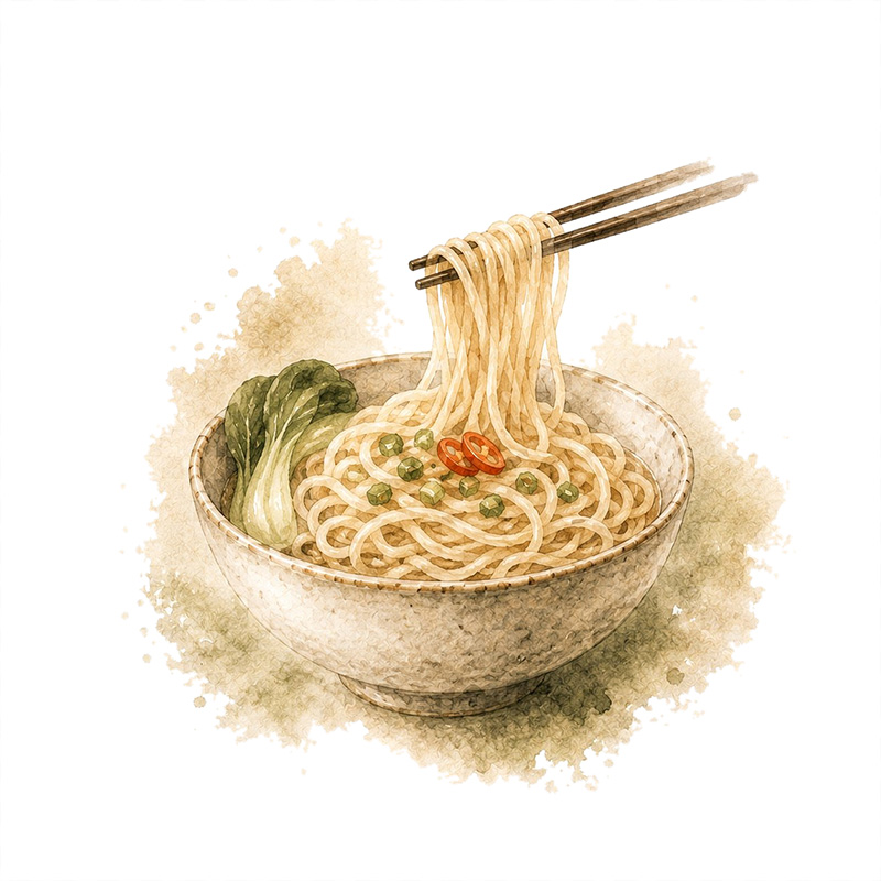 Ázijské rezance na pho, ramen a wok