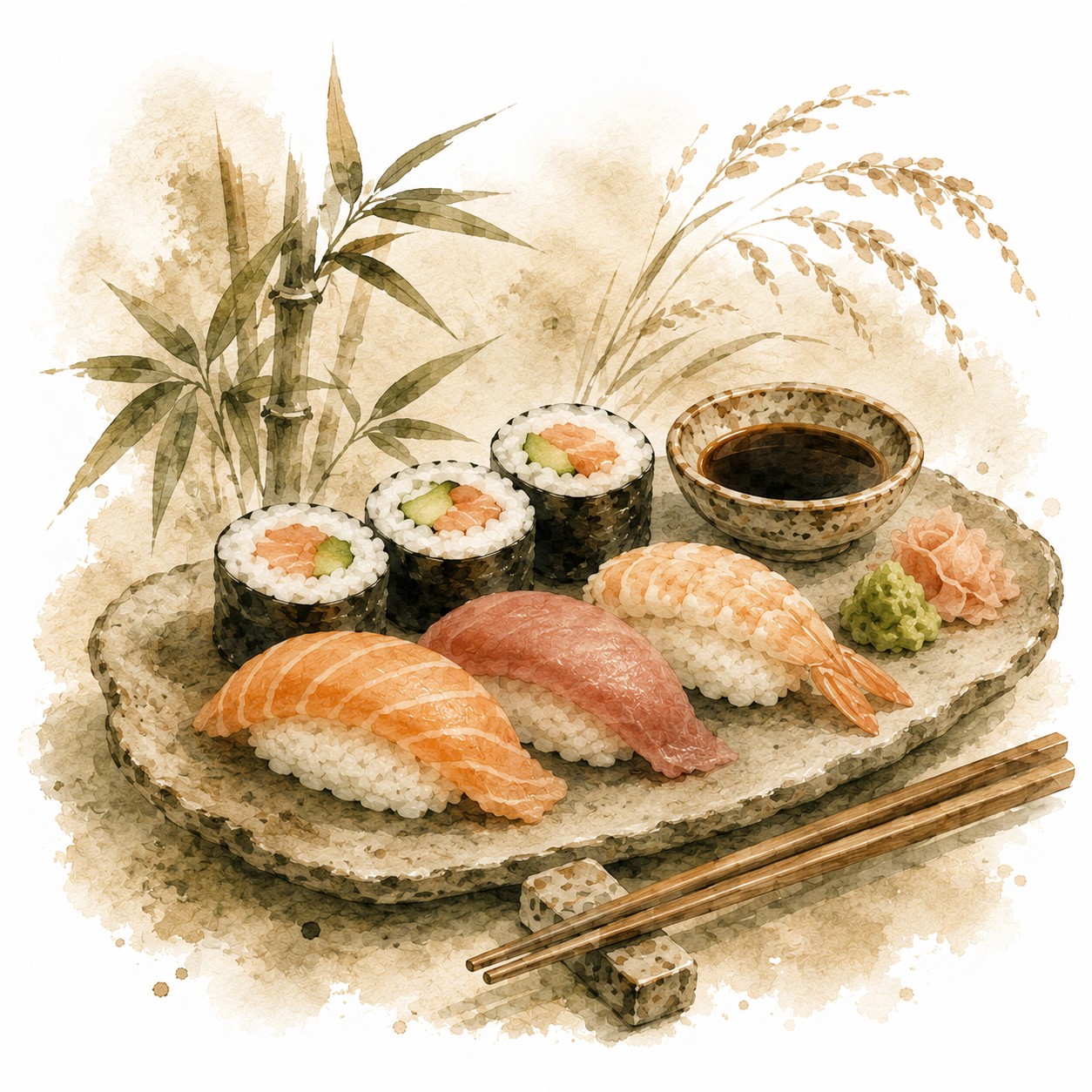 Potreby na výrobu sushi