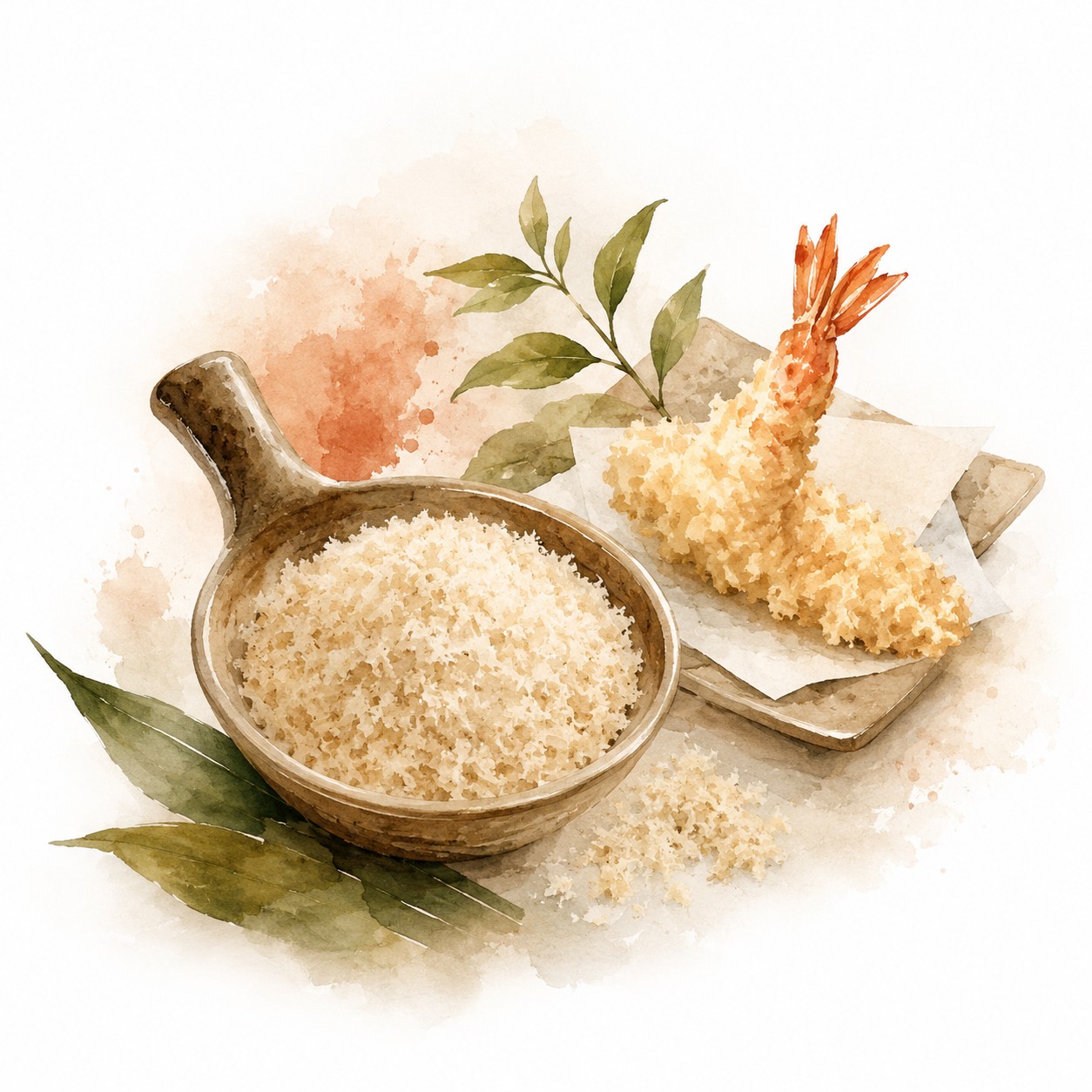 Tempura a panko na ázijské varenie